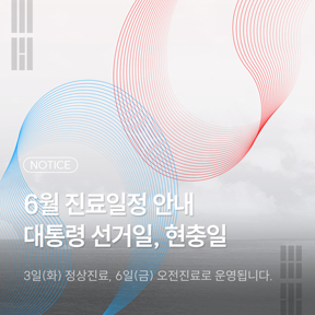 6월 진료일정 안내